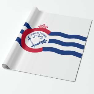Papier Cadeau Drapeau de Cincinnati (Ohio)