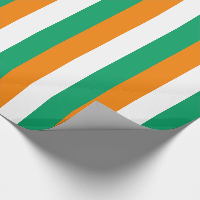 Papier Cadeau Drapeau de Côte d'Ivoire (Coin)