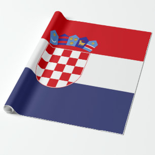 Papier Cadeau Drapeau de Croatie