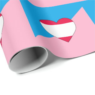 Papier Cadeau Drapeau de fierté de jeu d'âge