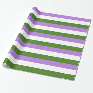 Papier Cadeau Drapeau de fierté genderqueer
