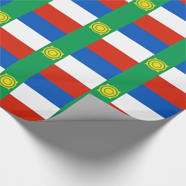 Papier Cadeau Drapeau de Khakassie (Coin)