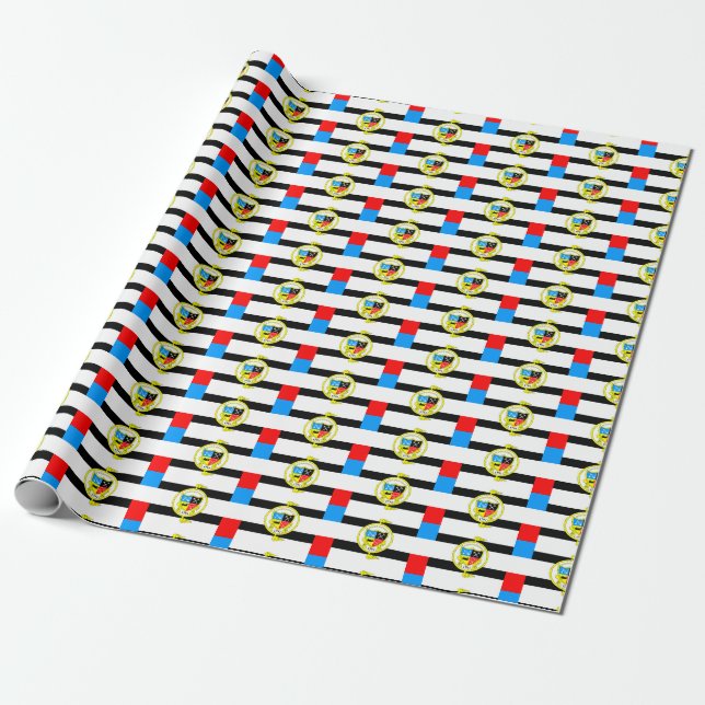 Papier Cadeau Drapeau de Knoxville, Tennessee (Déroulé)