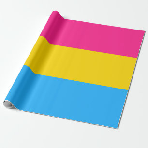 Papier Cadeau Drapeau de la fierté Pansexual