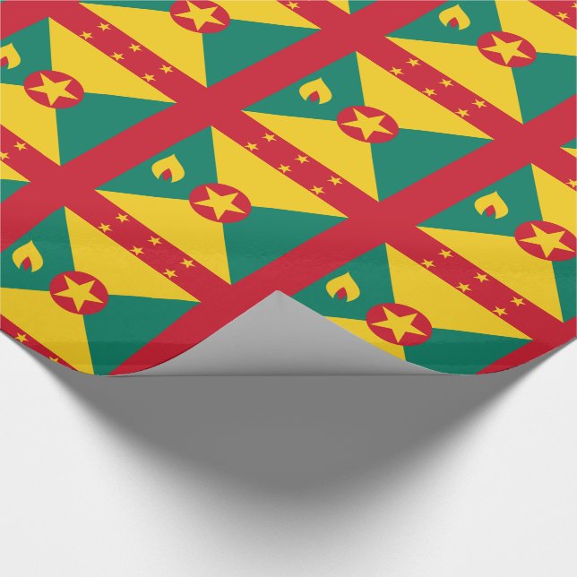 Papier Cadeau Drapeau de la Grenade (Coin)