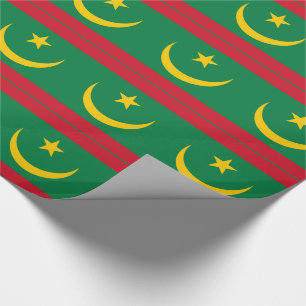 Papier Cadeau Drapeau de la Mauritanie