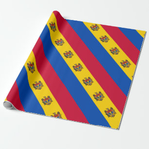 Papier Cadeau Drapeau de la Moldavie