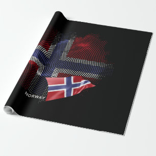 Papier Cadeau Drapeau de la Norvège