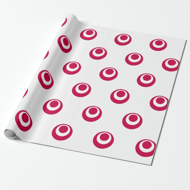 Papier Cadeau Drapeau de la préfecture d'Okinawa, Japon (Déroulé)