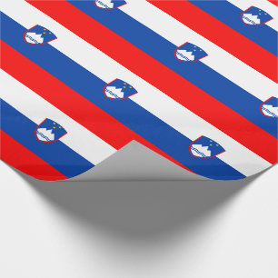 Papier Cadeau Drapeau de la Slovénie