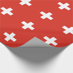 Papier Cadeau Drapeau de la Suisse