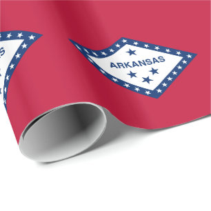 Papier Cadeau Drapeau de l'Arkansas