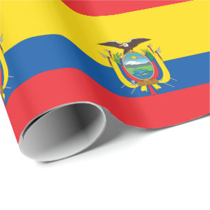 Papier Cadeau Drapeau de l'Équateur