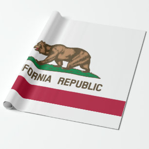 Papier Cadeau Drapeau de l'État de Californie