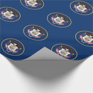 Papier Cadeau Drapeau de l'État de l'Utah