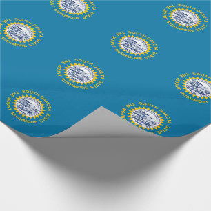 Papier Cadeau Drapeau de l'État du Dakota du Sud