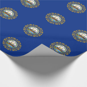 Papier Cadeau Drapeau de l'État du New Hampshire