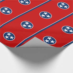 Papier Cadeau Drapeau de l'État du Tennessee