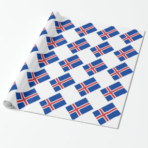 Papier Cadeau Drapeau de l'Islande