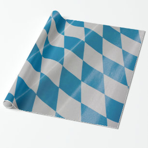 Papier Cadeau Drapeau de l'Oktoberfest couleurs Bavière Bayern