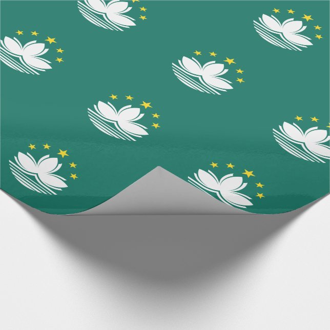 Papier Cadeau Drapeau de Macao (Coin)