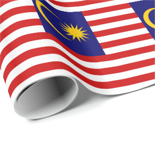 Papier Cadeau Drapeau de Malaisie