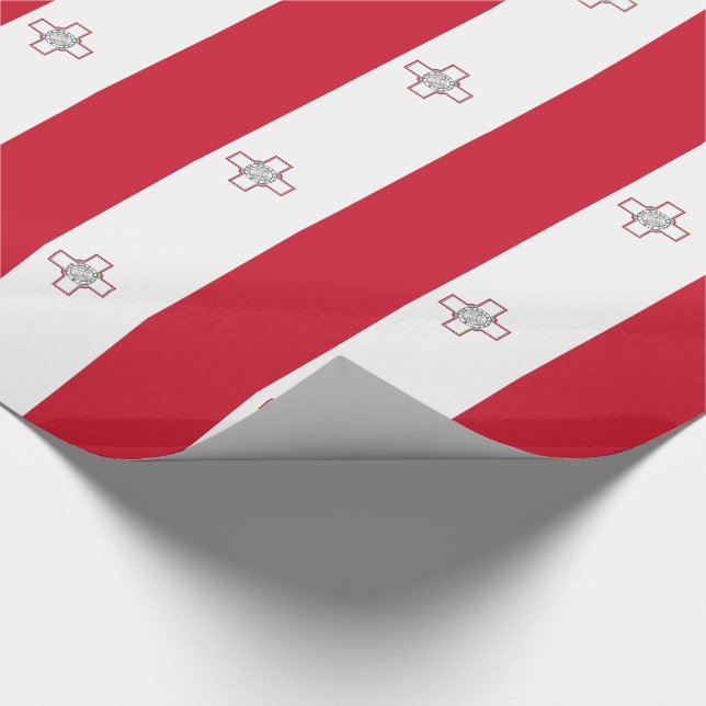 Papier Cadeau Drapeau de Malte (Coin)