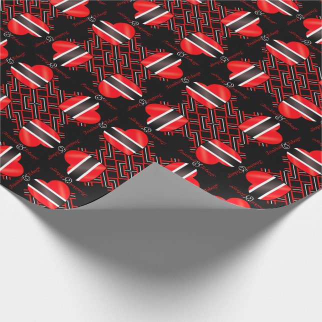 Papier Cadeau Drapeau de Trinité-et-Tobago (Coin)