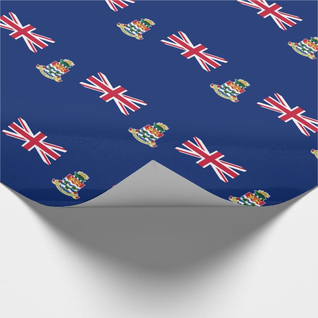 Papier Cadeau Drapeau des îles Caïmans (Coin)