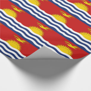 Papier Cadeau Drapeau des Kiribati