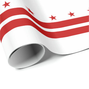Papier Cadeau Drapeau d'État de Washington DC