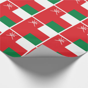 Papier Cadeau Drapeau d'Oman