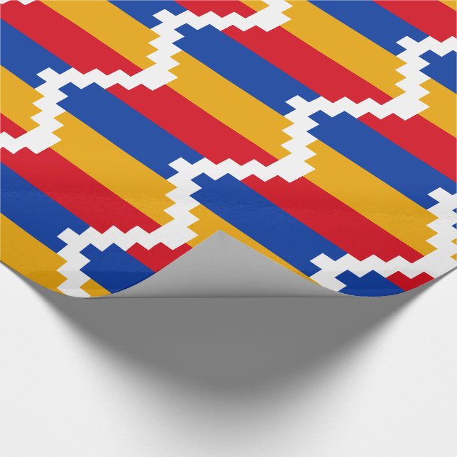 Papier Cadeau Drapeau du Haut-Karabakh (Coin)