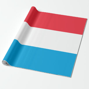 Papier Cadeau Drapeau du Luxembourg