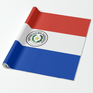 Papier Cadeau Drapeau du Paraguay