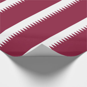 Papier Cadeau Drapeau du Qatar