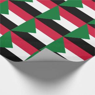 Papier Cadeau Drapeau du Soudan