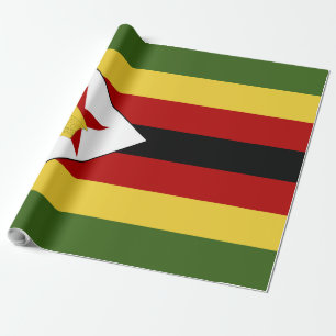 Papier Cadeau drapeau du Zimbabwe