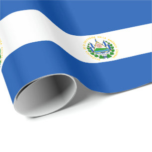 Papier Cadeau Drapeau El Salvador