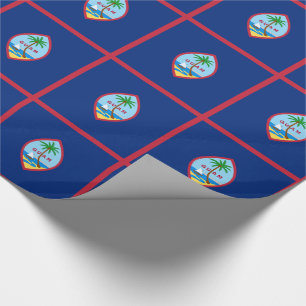 Papier Cadeau Drapeau Guam