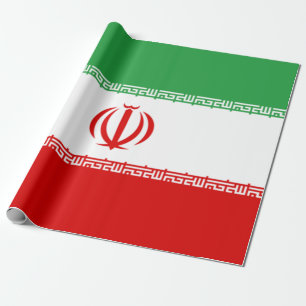 Papier Cadeau Drapeau iranien (Iran) (Persan)