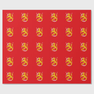 Papier Cadeau Drapeau médiéval de Finlande