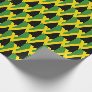 Papier Cadeau DRAPEAU Moderne DE JAMAÏQUE