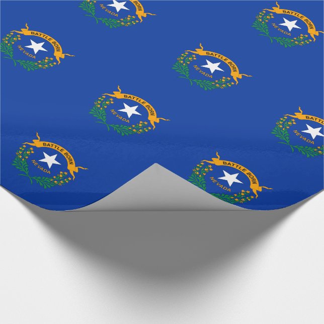 Papier Cadeau Drapeau national du Nevada (Coin)