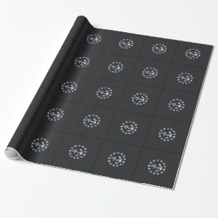 Papier Cadeau Drapeau Naval Yacht Ancre et étoiles