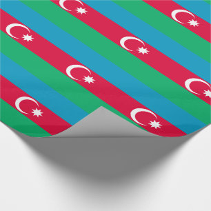 Papier Cadeau Drapeau patriotique azerbaïdjanais