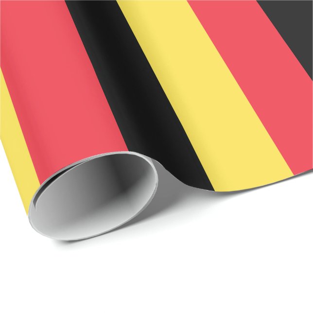 Papier Cadeau Drapeau patriotique belge (Coin rond)