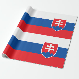 Papier Cadeau Drapeau Slovaquie