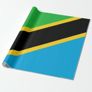 Papier Cadeau Drapeau tanzanien