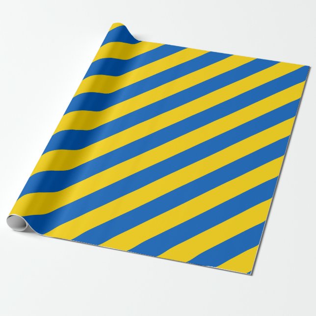 Papier Cadeau Drapeau ukrainien (Déroulé)